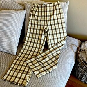 Plaid pants Princess Polly size 4